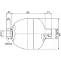 HYDROAKUMULATOR 0,32 L Z ELEKTROZAWOREM NC 220V
